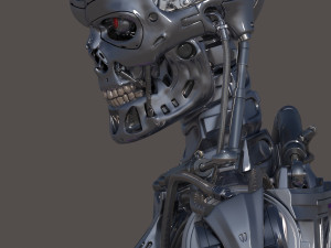 Terminator T800 Salvation Endoskeleton 3D Model