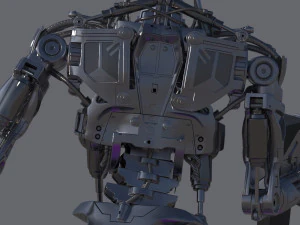 Terminator T800 Salvation Endoskeleton 3D Model