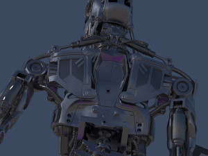 Terminator T800 Salvation Endoskeleton 3D Model