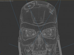 Terminator T800 Salvation Endoskeleton 3D Model