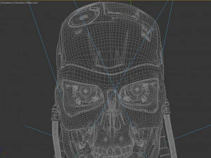 Terminator T800 Salvation Endoskeleton 3D Model