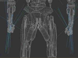 Terminator T800 Salvation Endoskeleton 3D Model
