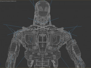 Terminator T800 Salvation Endoskeleton 3D Model