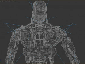Terminator T800 Salvation Endoskeleton 3D Model