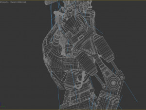 Terminator T800 Salvation Endoskeleton 3D Model