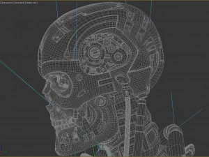 Terminator T800 Salvation Endoskeleton 3D Model