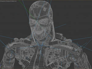 Terminator T800 Salvation Endoskeleton 3D Model