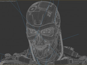 Terminator T800 Salvation Endoskeleton 3D Model