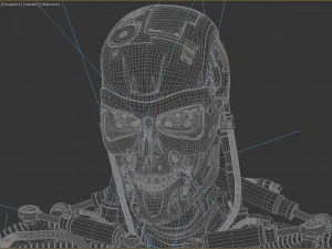 Terminator T800 Salvation Endoskeleton 3D Model
