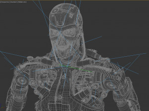 Terminator T800 Salvation Endoskeleton 3D Model