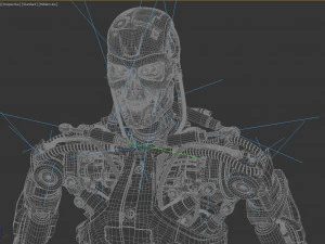 Terminator T800 Salvation Endoskeleton 3D Model