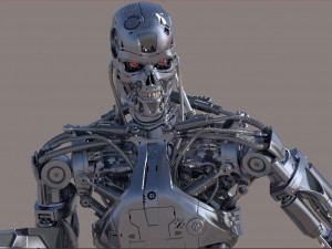 Terminator T800 Salvation Endoskeleton 3D Model