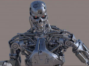 Terminator T800 Salvation Endoskeleton 3D Model