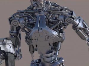 Terminator T800 Salvation Endoskeleton 3D Model
