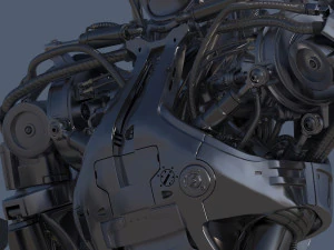 Terminator T800 Salvation Endoskeleton 3D Model