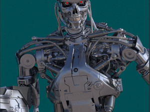 Terminator T800 Salvation Endoskeleton 3D Model