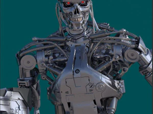 Terminator T800 Salvation Endoskeleton 3D Model