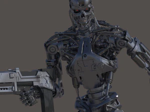 Terminator T800 Salvation Endoskeleton 3D Model