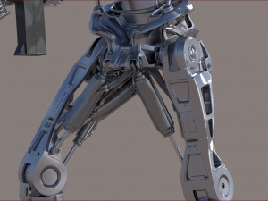 Terminator T800 Salvation Endoskeleton 3D Model