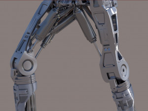 Terminator T800 Salvation Endoskeleton 3D Model