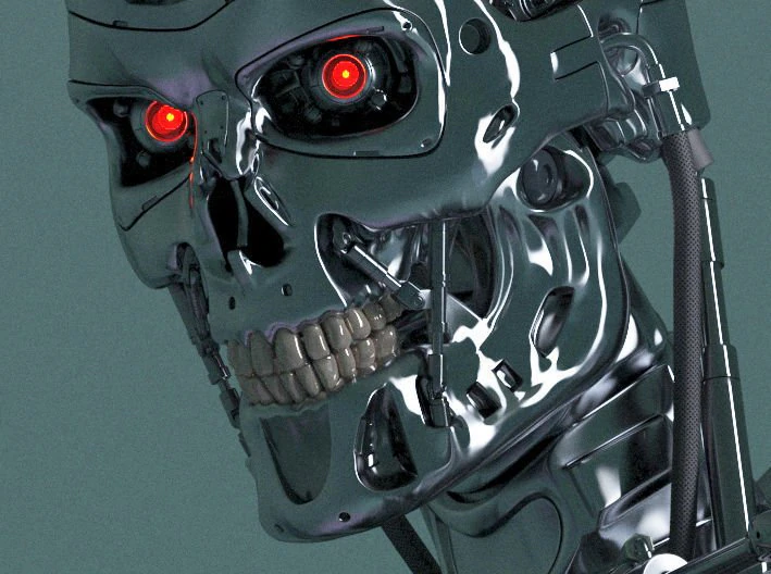 Terminator T800 Salvation Endoskeleton 3D Model .c4d .max .obj .3ds .fbx .stl .blend 