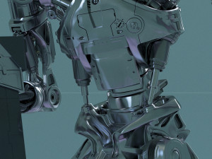 Terminator T800 Salvation Endoskeleton 3D Model