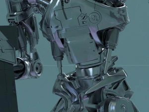 Terminator T800 Salvation Endoskeleton 3D Model