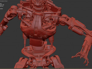 Terminator T-800 Endoskeleton T1 V4 3D Принт Модель