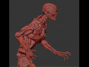 Terminator T-800 Endoskeleton T1 V4 3D Принт Модель