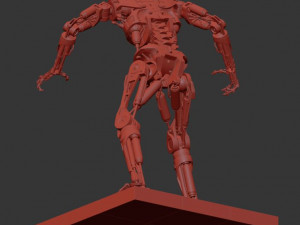 Terminator T-800 Endoskeleton T1 V4 3D Принт Модель