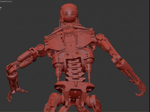 Terminator T-800 Endoskeleton T1 V4 3D Принт Модель