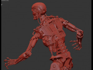 Terminator T-800 Endoskeleton T1 V4 3D Принт Модель