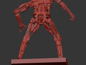 Terminator T-800 Endoskeleton T1 V4 3D Принт Модель