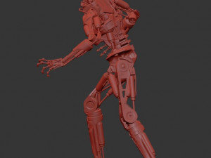 Terminator T-800 Endoskeleton T1 V4 3D Принт Модель