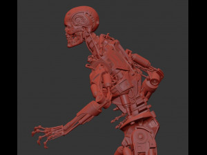 Terminator T-800 Endoskeleton T1 V4 3D Принт Модель