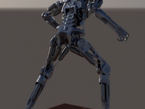 Terminator T-800 Endoskeleton T1 V4 3D Принт Модель