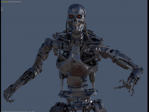 Terminator T-800 Endoskeleton T1 V4 3D Принт Модель