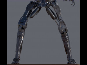 Terminator T-800 Endoskeleton T1 V4 3D Принт Модель