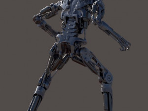 Terminator T-800 Endoskeleton T1 V4 3D Принт Модель