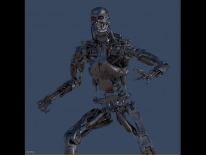 Terminator T-800 Endoskeleton T1 V4 3D Принт Модель