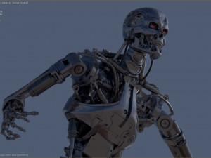 Terminator T-800 Endoskeleton T1 V4 3D Принт Модель
