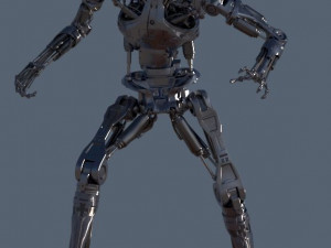 Terminator T-800 Endoskeleton T1 V4 3D Принт Модель