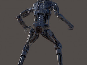 Terminator T-800 Endoskeleton T1 V4 3D Принт Модель