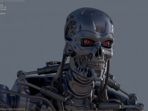 Terminator T-800 Endoskeleton T1 V4 3D Принт Модель