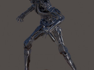 Terminator T-800 Endoskeleton T1 V4 3D Принт Модель