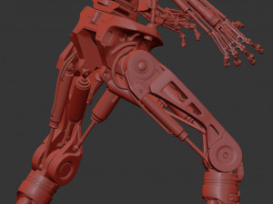 Terminator T-800 Endoskeleton T1 V4 High Detal 3D Print Model