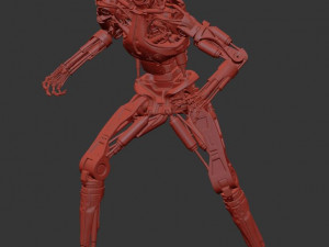 Terminator T-800 Endoskeleton T1 V4 High Detal 3D Print Model