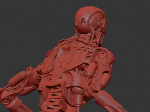 Terminator T-800 Endoskeleton T1 V4 High Detal 3D Print Model