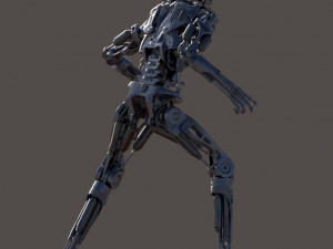 Terminator T-800 Endoskeleton T1 V4 High Detal 3D Print Model