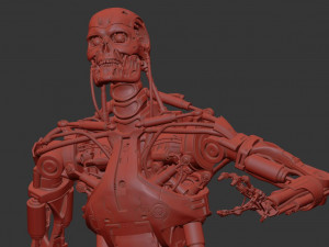 Terminator T-800 Endoskeleton T1 V4 High Detal 3D Print Model
